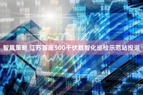 智赢策略 江苏首座500千伏数智化巡检示范站投运