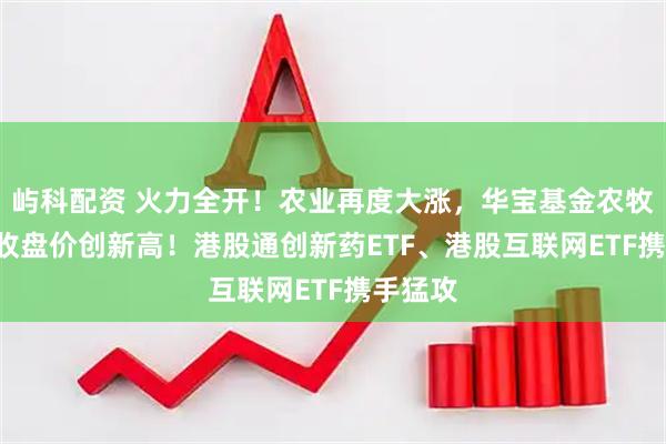 屿科配资 火力全开！农业再度大涨，华宝基金农牧渔ETF收盘价创新高！港股通创新药ETF、港股互联网ETF携手猛攻